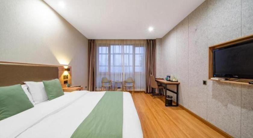 Greentree Inn Jining Yanzhou Jiuzhou Fangyuan Business Hotel Exterior foto