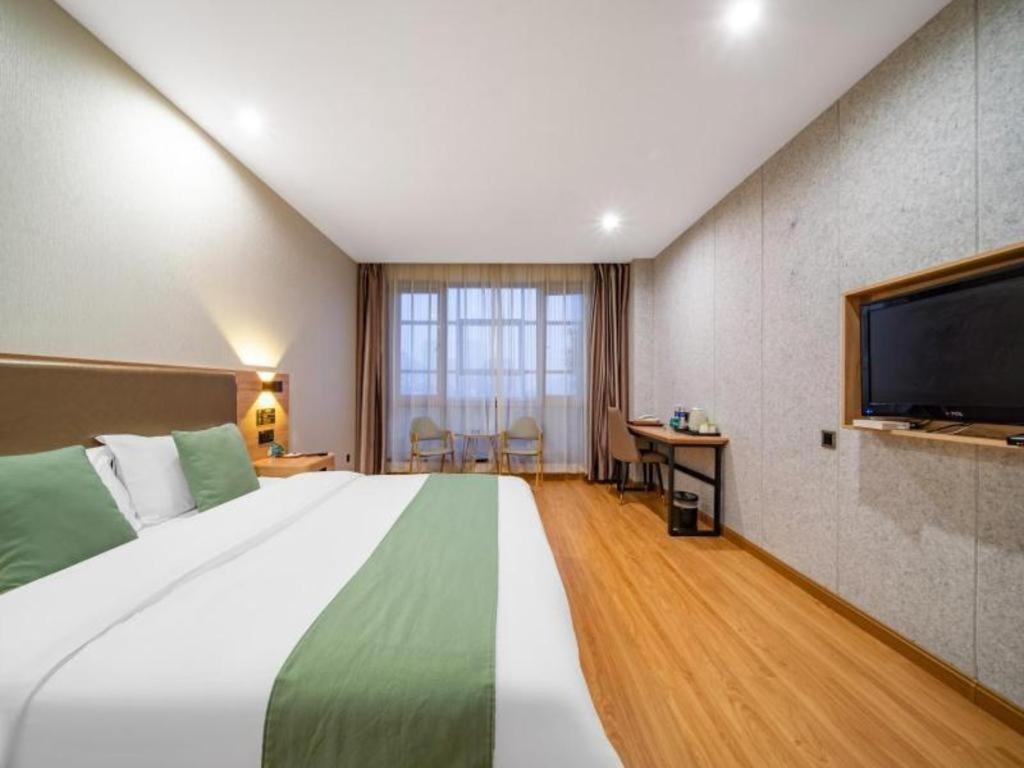 Greentree Inn Jining Yanzhou Jiuzhou Fangyuan Business Hotel Exterior foto