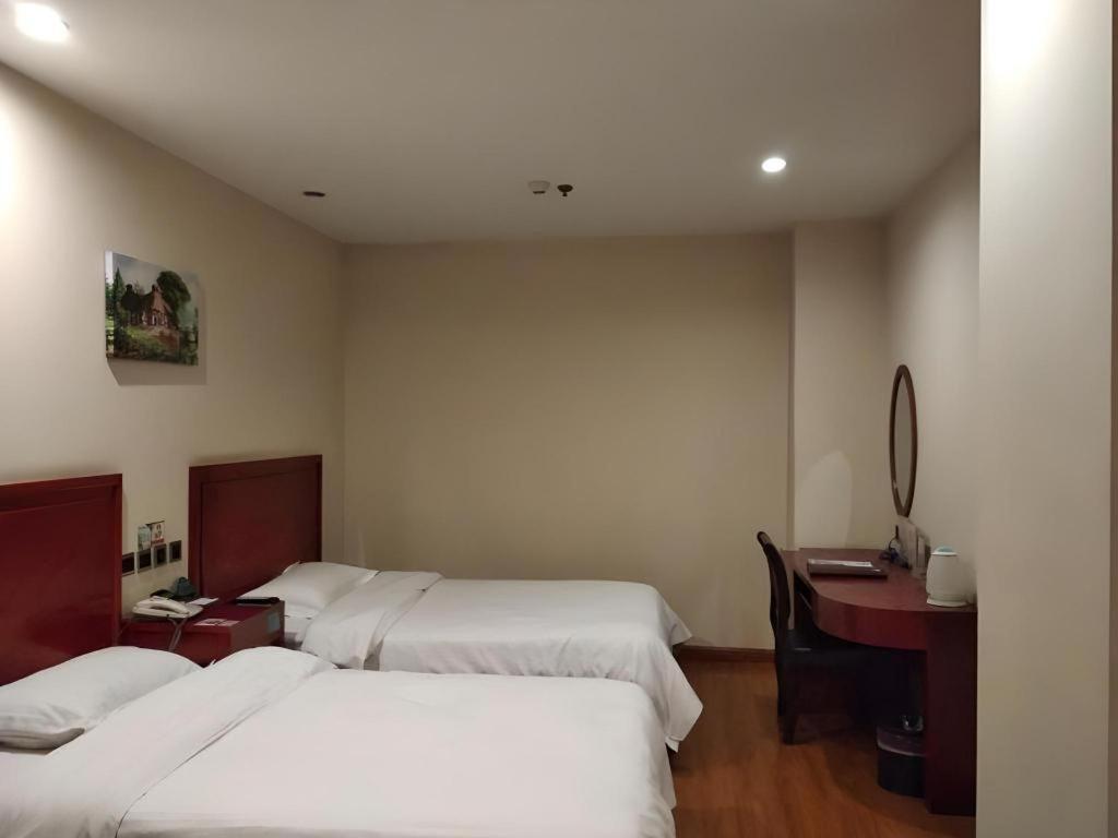 Greentree Inn Jining Yanzhou Jiuzhou Fangyuan Business Hotel Exterior foto