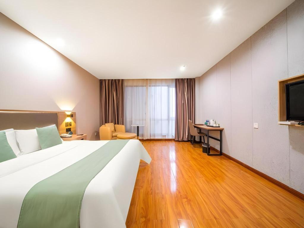 Greentree Inn Jining Yanzhou Jiuzhou Fangyuan Business Hotel Exterior foto
