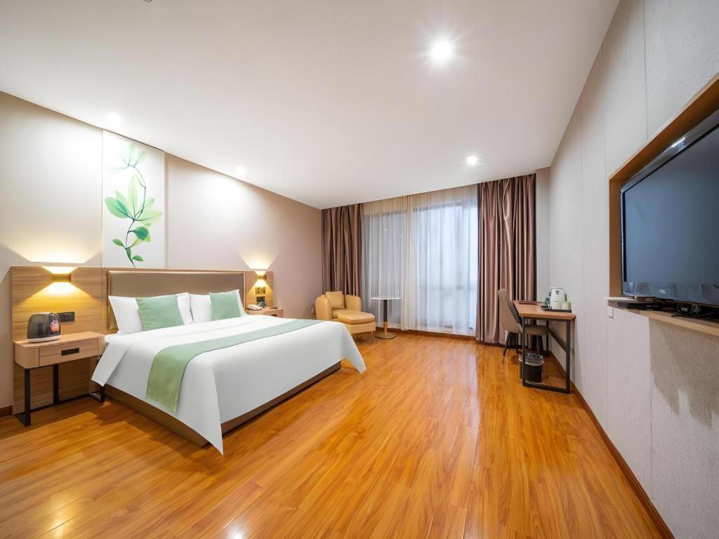Greentree Inn Jining Yanzhou Jiuzhou Fangyuan Business Hotel Exterior foto