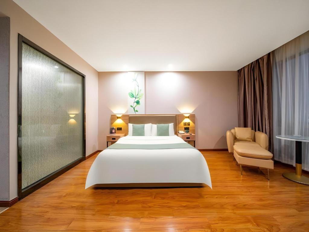 Greentree Inn Jining Yanzhou Jiuzhou Fangyuan Business Hotel Exterior foto
