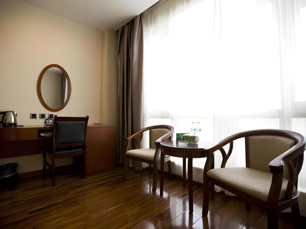 Greentree Inn Jining Yanzhou Jiuzhou Fangyuan Business Hotel Exterior foto